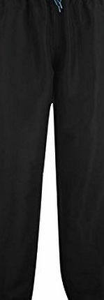 Lonsdale 2 Stripe Woven Tracksuit Bottoms Mens[Extra Lge,Black/BrtBlue]